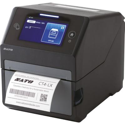 Sato CT408LX DT203, USB&LAN + RS232C + LL with cutter+ RTC, EU/UK
