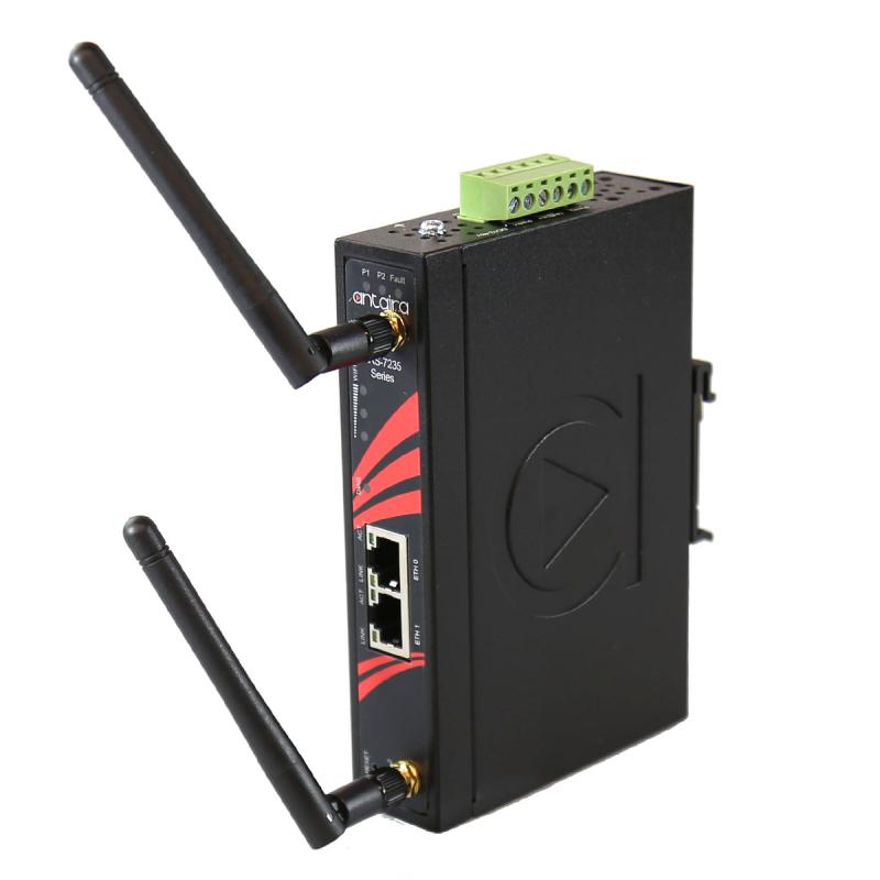 Industrial  router, 802.11 b/g/n/ac, PoE/PD port, 9-48VDC, 0 - 50C