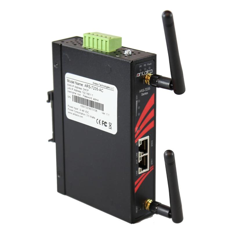 Industrial  router, 802.11 b/g/n/ac, PoE+/PSE port (30W), 9-48VDC, -35 - 75C