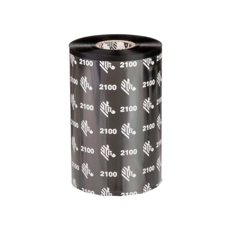 1x Zebra 2100 High Performance Wachs 156x450M AD(0) Kern(25,4) N/A Etiketten/Rolle