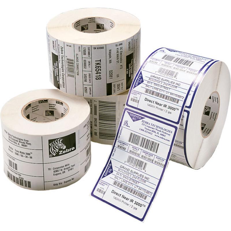 24x Zebra Z-PERFORM 1000T 105x74mm AD(200) Kern(76,2) 2310 Etiketten/Rolle