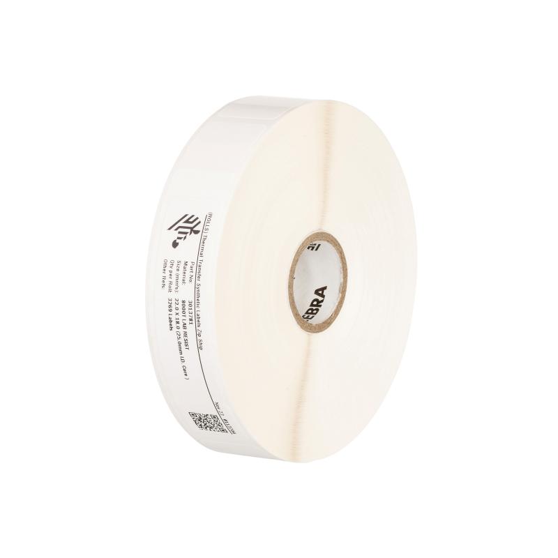 1x Zebra 8000T LAB RESIST 22x18mm AD(127) Kern(25,4) 3269 Etiketten/Rolle