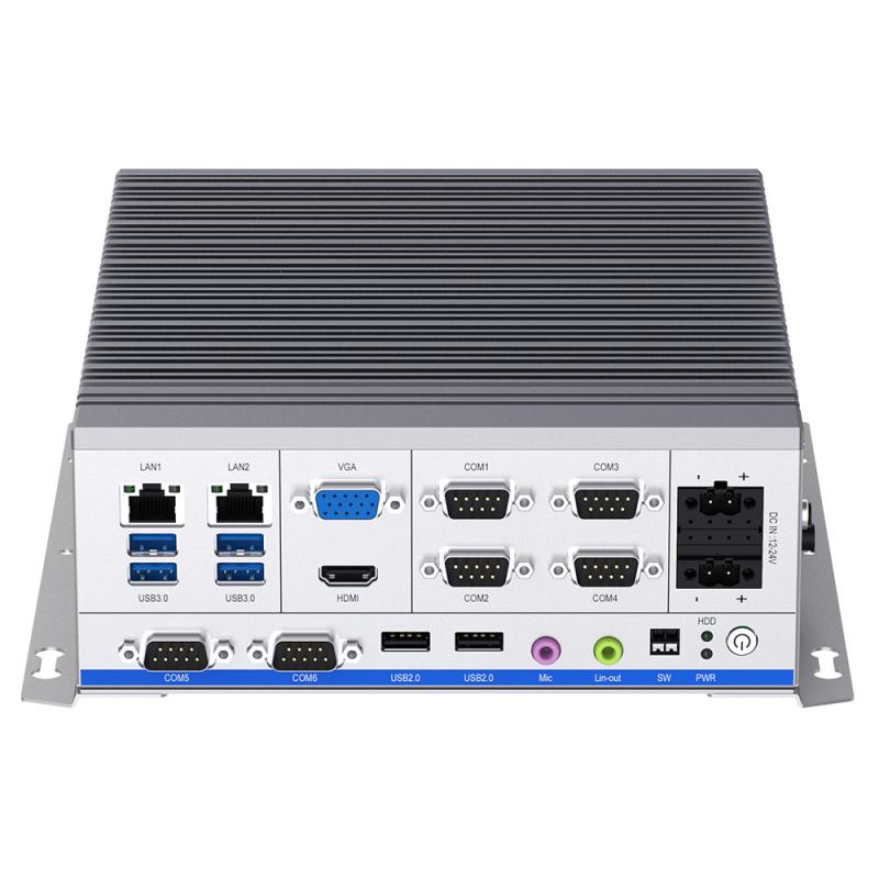 PicoSYS 2656, Intel Core i5-11500T CPU, 16G RAM, 256G SATA SSD, 4x RS232, 2x RS232/RS485, lüfterlos