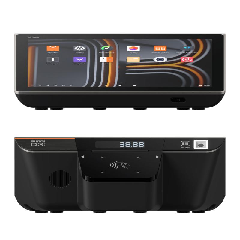 Sunmi D3 Mini, (10,1'') HD, 2D Scanner + 80mm Bondrucker, 4G (A13) *UK*