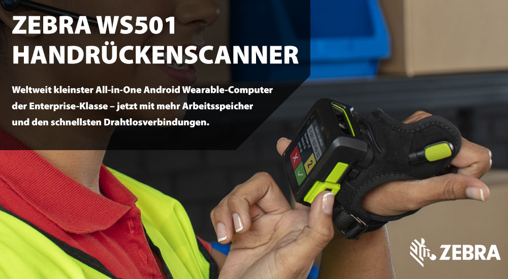 Zebra WS501 Handrückenscanner