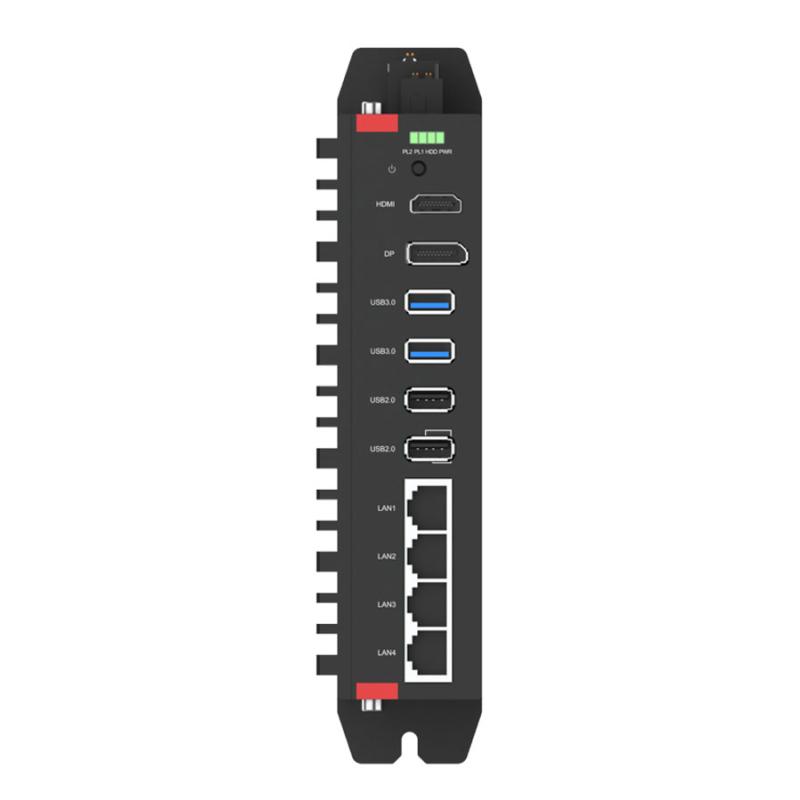 PicoSYS APC-5712, Intel N97, 8GB RAM, 128GB SSD, 1x RS232, 1x RS485, 4x GbE LAN, lüfterlos