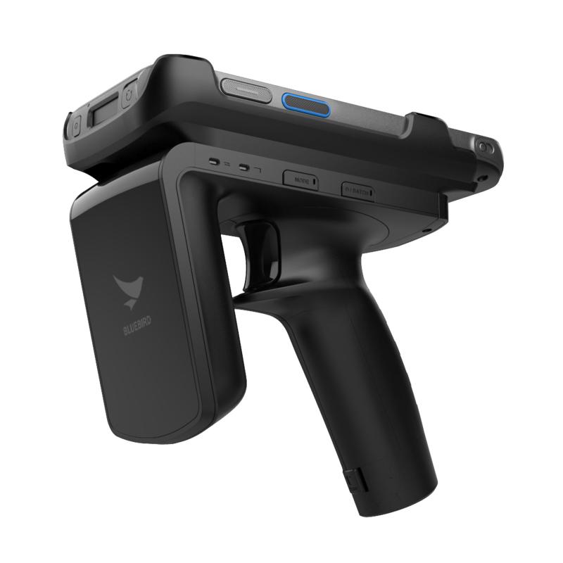 RFID Lese-/Schreibgerät, UHF (800MHz), Impinj E710, Bluetooth, inkl.: Akku (3.400mAh), Handschlaufe,