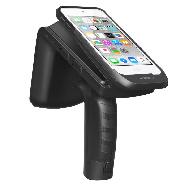 RFID Lese-/Schreibgerät, UHF (800MHz), Impinj E710, Bluetooth, inkl.: Akku (3.400mAh), Handschlaufe,