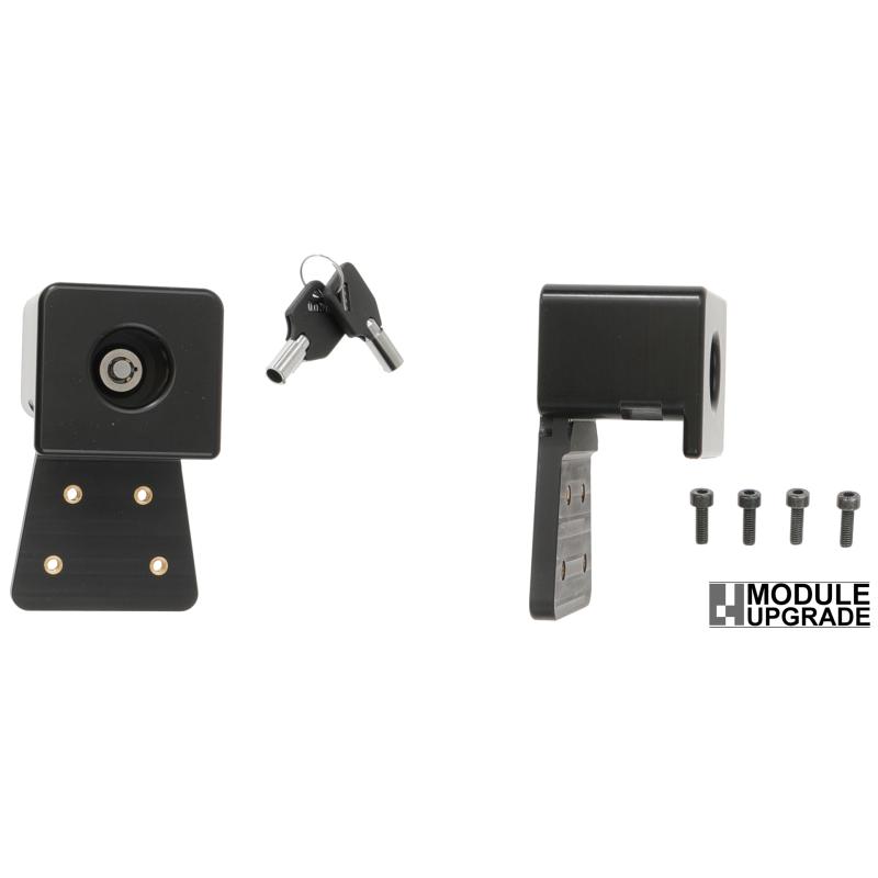 Verschluss Modul, inkl. 2 Schlüssel, passend für: ET8x Halterungen mit Rugged Snapback Boot Verschluss Modul, inkl. 2 Schlüssel, passend für: ET8x Halterungen mit Rugged Snapback Boot