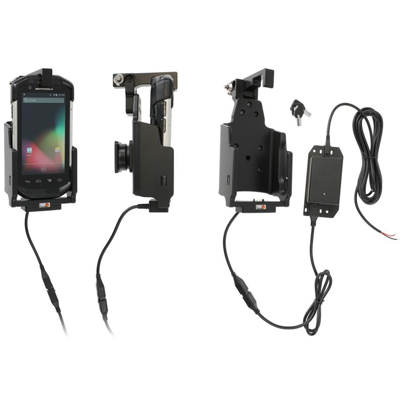 KFZ-Ladestation, mit Schloss, feste Installation, passend für: Zebra TC70, TC72, TC75, TC77 KFZ-Ladestation, mit Schloss, feste Installation, passend für: Zebra TC70, TC72, TC75, TC77