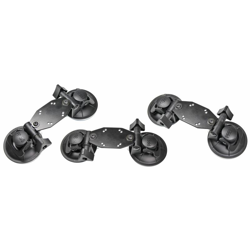 Dual-Saugnapfhalterung, 2 x AMPS-Löcher, Gewicht: 326 g Dual-Saugnapfhalterung, 2 x AMPS-Löcher, Gewicht: 326 g