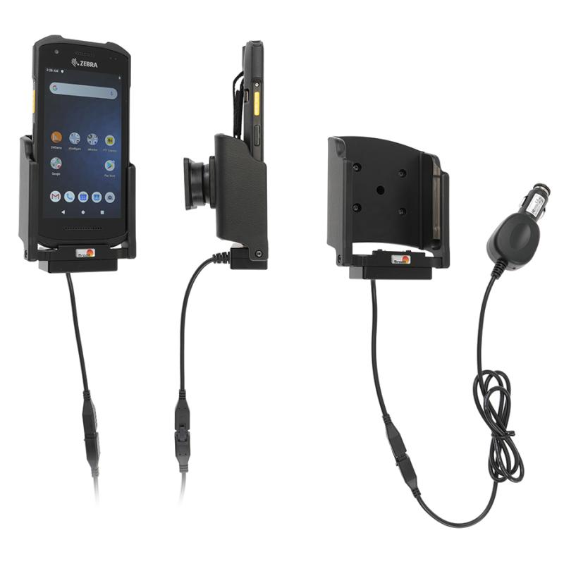 KFZ-Ladestation, Kugelgelenk (Tilt Swivel), inkl.: KFZ-Netzteil (12/24 V), passend für: TC21, TC26 KFZ-Ladestation, Kugelgelenk (Tilt Swivel), inkl.: KFZ-Netzteil (12/24 V), passend für: TC21, TC26