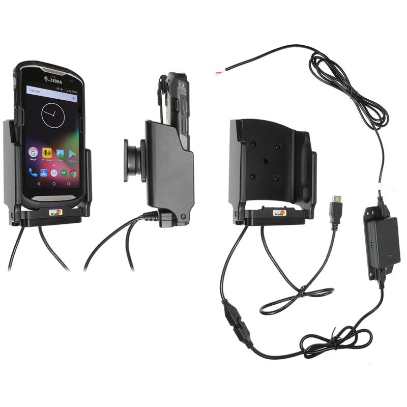 Ladestation (MOLEX), Kugelgelenk, USB-Host, 10/24 V, MOLEX, inkl.: Netzteil, 713049 Ladestation (MOLEX), Kugelgelenk, USB-Host, 10/24 V, MOLEX, inkl.: Netzteil, 713049