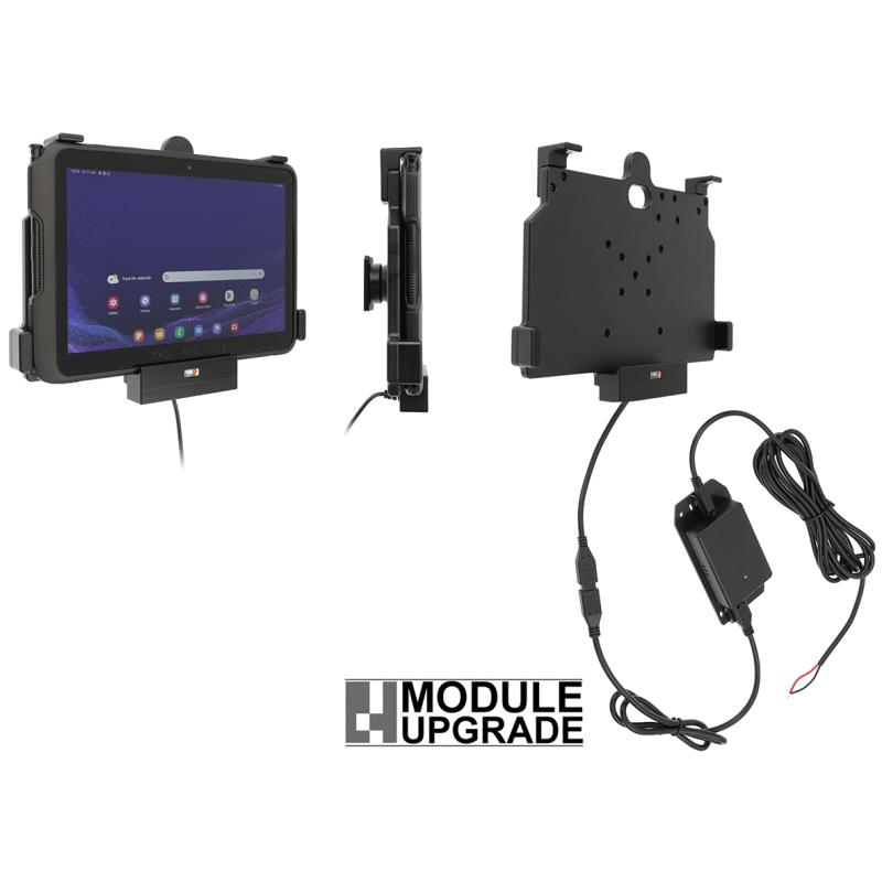 Aktiv-Halterung, Bohrung: AMPS, inkl.: Netzteil, Netzkabel, passend für: Samsung Galaxy Tab Active 4 Aktiv-Halterung, Bohrung: AMPS, inkl.: Netzteil, Netzkabel, passend für: Samsung Galaxy Tab Active 4