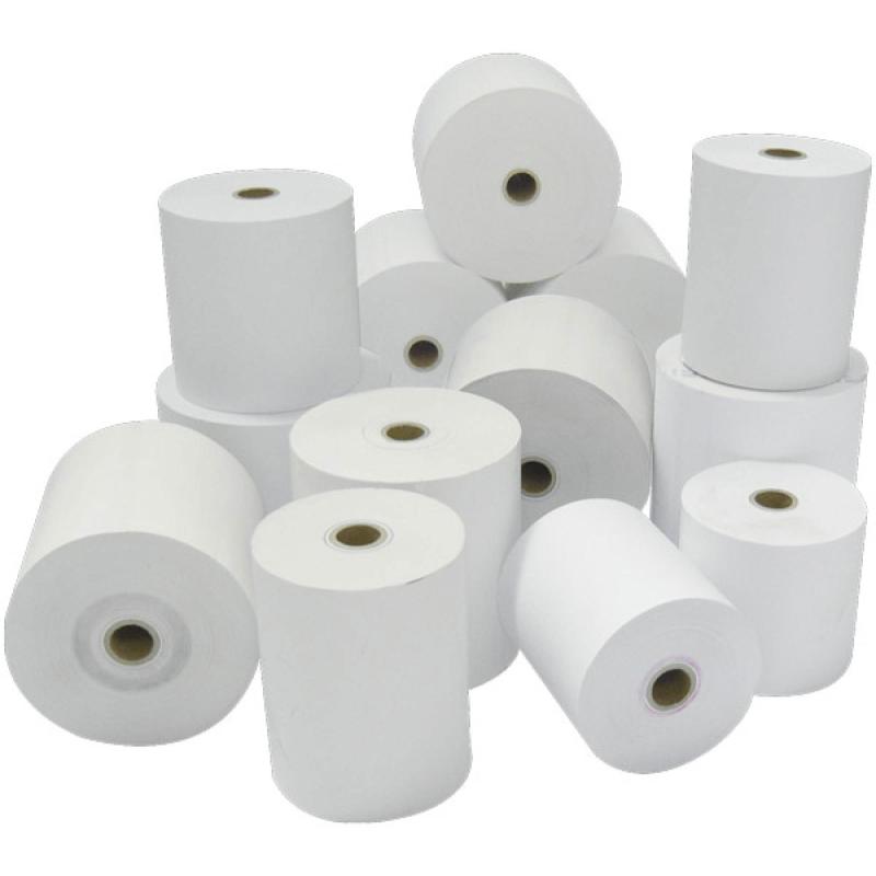 Bonrolle, Thermopapier, Qualität Papier (GP): 100g, Rollenbreite: 80mm, Kern: 12mm, Durchmesser: 80m Bonrolle, Thermopapier, Qualität Papier (GP): 100g, Rollenbreite: 80mm, Kern: 12mm, Durchmesser: 80m