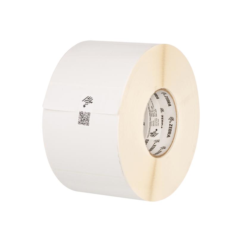 Zebra, Etikettenrolle, Normalpapier, matt beschichtet, Kern: 76mm, Durchmesser: 200mm, 76018 Zebra, Etikettenrolle, Normalpapier, matt beschichtet, Kern: 76mm, Durchmesser: 200mm, 76018