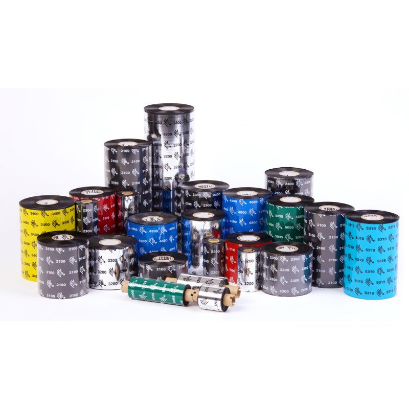 Thermotransferband, Zebra, Harz, Rollenbreite: 110mm, Kernbreite: 110mm, Kern: 25,4mm, Länge: 450m, Thermotransferband, Zebra, Harz, Rollenbreite: 110mm, Kernbreite: 110mm, Kern: 25,4mm, Länge: 450m,