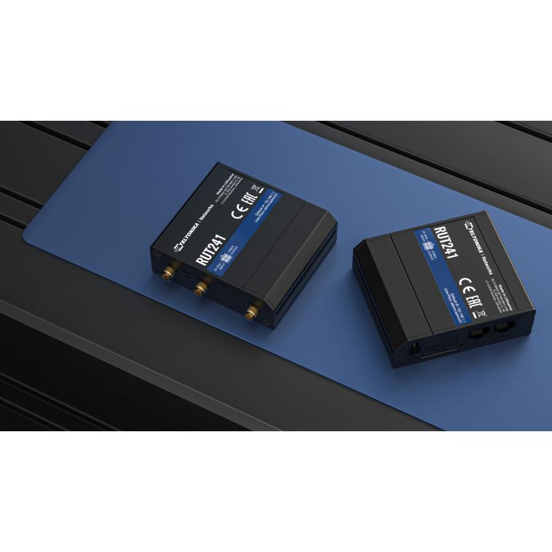 Teltonika RUT241 Industrial Cellular Router 4G LTE Wi-Fi - Version 3 Global mit Universal-Netzteil Teltonika RUT241 Industrial Cellular Router 4G LTE Wi-Fi - Version 3 Global mit Universal-Netzteil