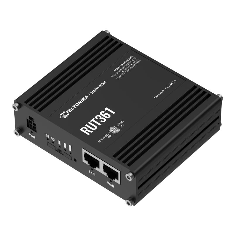 Teltonika RUT361 Industrial 4G LTE WiFi Router Teltonika RUT361 Industrial 4G LTE WiFi Router