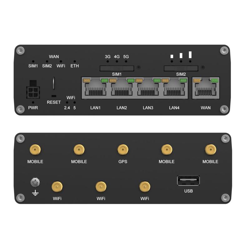 Teltonika RUTC50 5G Powerhouse mit Wi-Fi 6