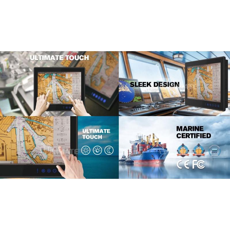 Panelmaster Marine 1591, 15" Panel PC, PCAP Touch, Core i5, 8GB, 256GB SSD