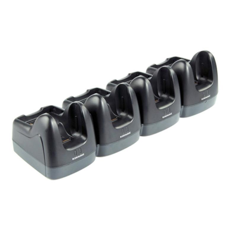 Datalogic 4-fach Ladestation f&uuml;r Skorpio X3/X4 und Ersatzakkus inkl. Netzteil und Netzkabel