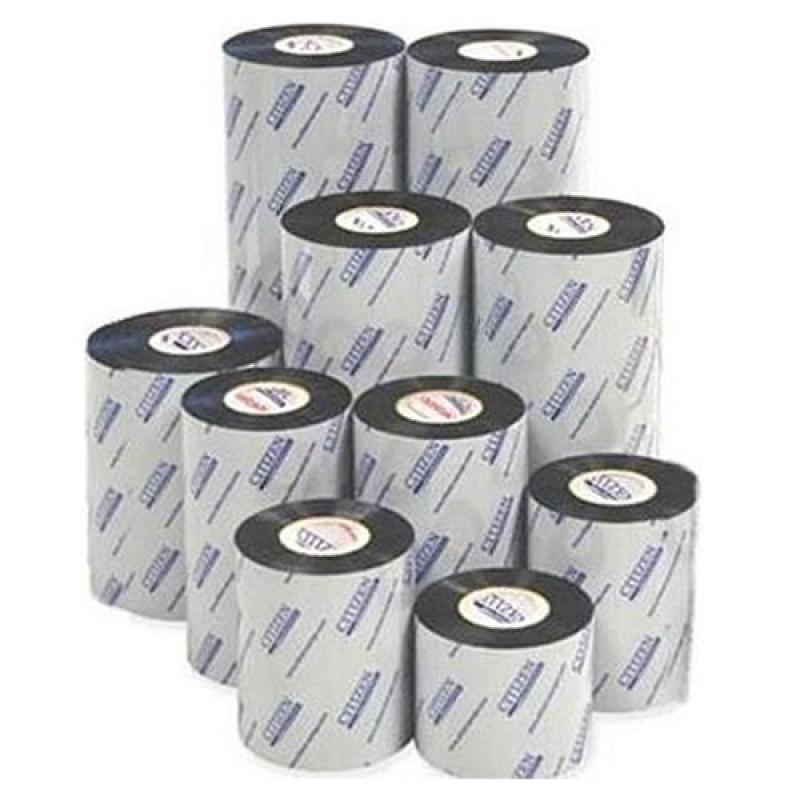 Citizen, Thermotransferband, Wachs, Rollenbreite: 55mm, Kern: 25,4mm, L&auml;nge: 300m, 8 Rollen/Box