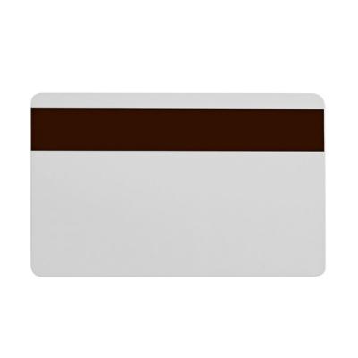 Karte mit Magnetstreifen, HiCo, PVC, 30 mil, weiss, extended life applications, 500 Karten