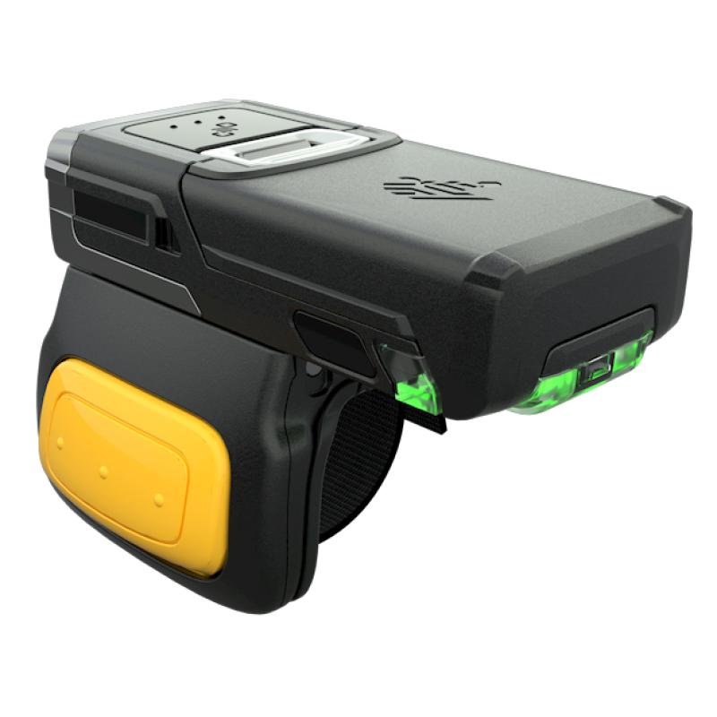 Zebra RS5100, Enterprise Handr&uuml;ckenhalterung, BT, 2D, SE4770, BT, schwarz, silber, 480mAh Akku