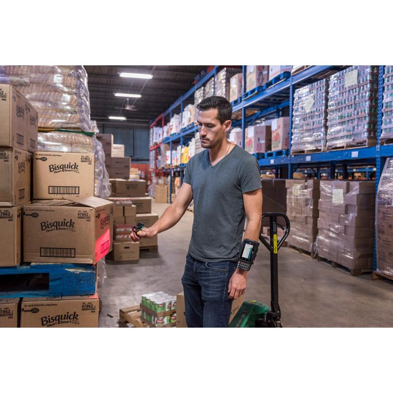 Zebra RS5100, Enterprise Handrückenhalterung, BT, 2D, SE4710, BT, schwarz, silber, 735mAh Akku