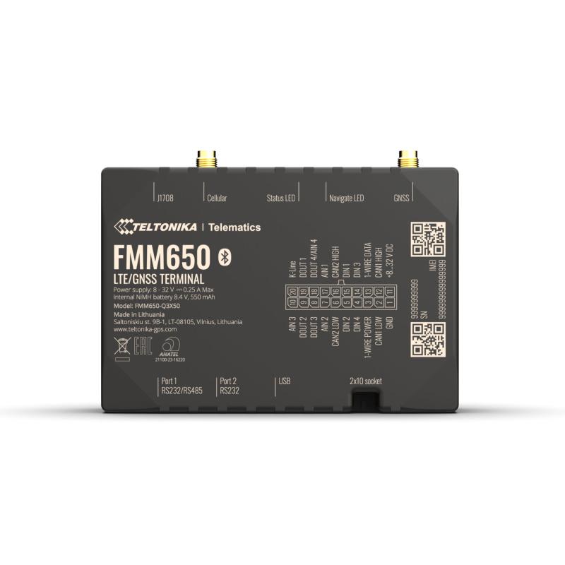 Teltonika FMM650 4G LTE Cat M1 Tracker