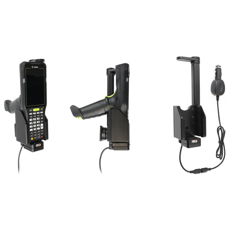 Brodit Aktiv Halterung mit Zigarettenanz&uuml;nder-Stecker - Zebra MC3450