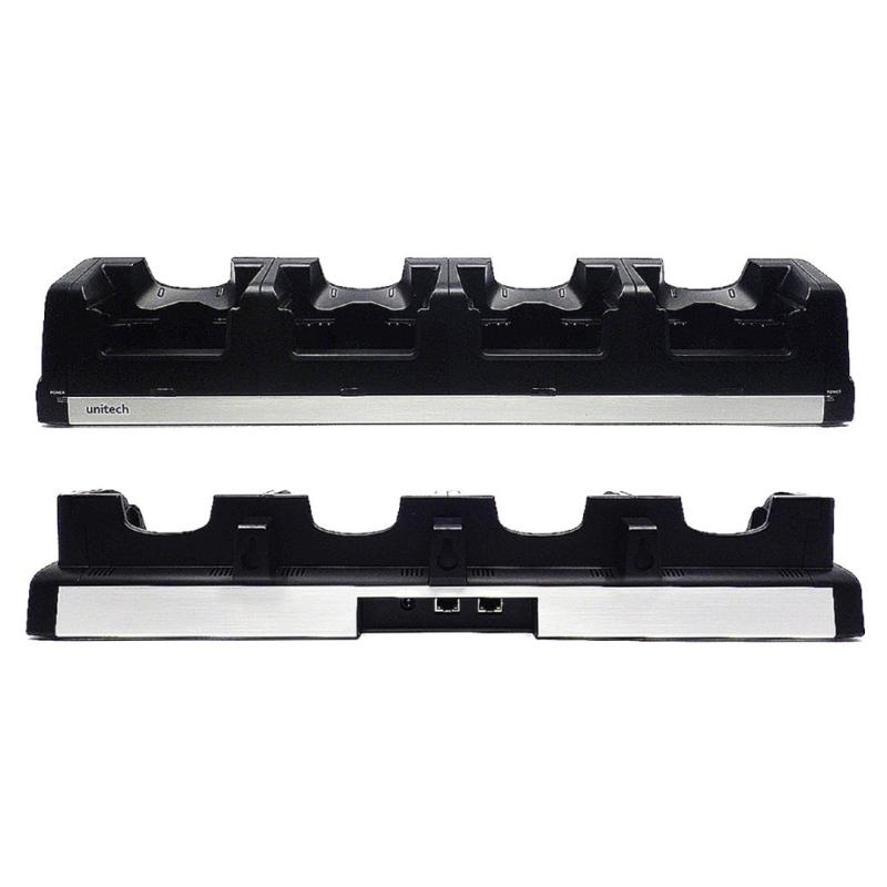 EA630 4-slot terminal Ethernet and charging cradle including power supply. _x00D_ The power cord is