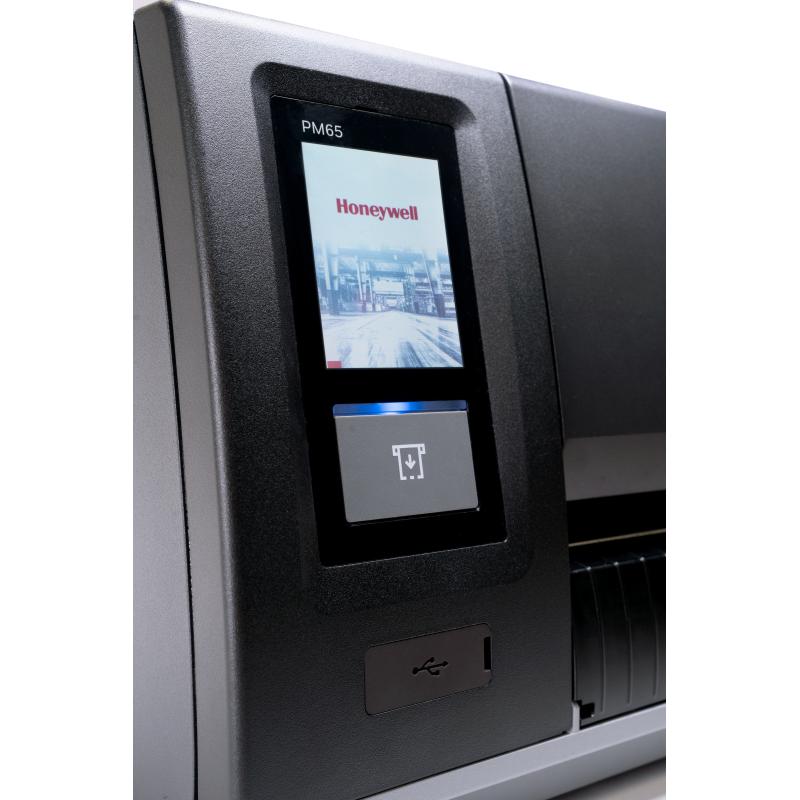 Honeywell PM65 Etikettendrucker, Thermotransfer, 203 dpi, USB, LAN, RS232, BT, WLAN, Touch, Rewin