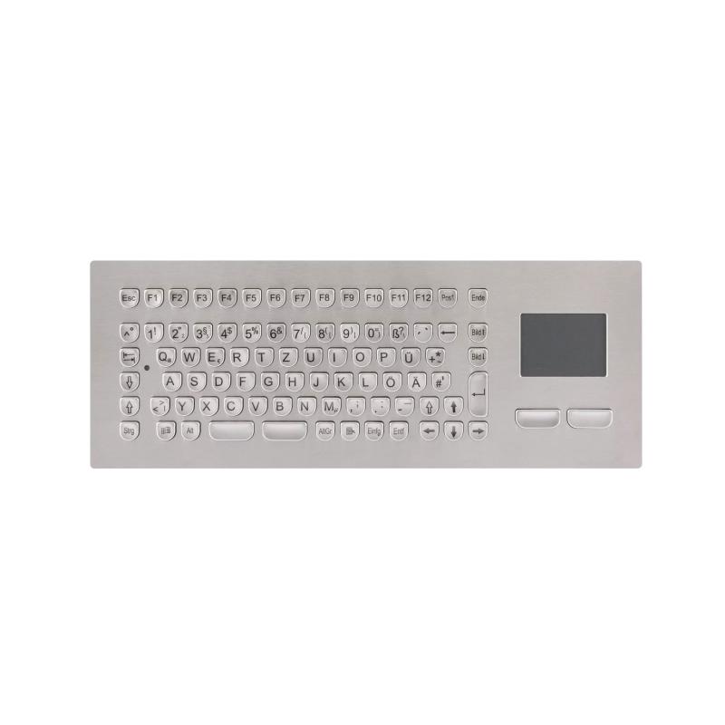 Tastatur InduSteel&reg; 084 Touch Modul TKV-084-TOUCH-MODUL-USB-DE IP65 Front