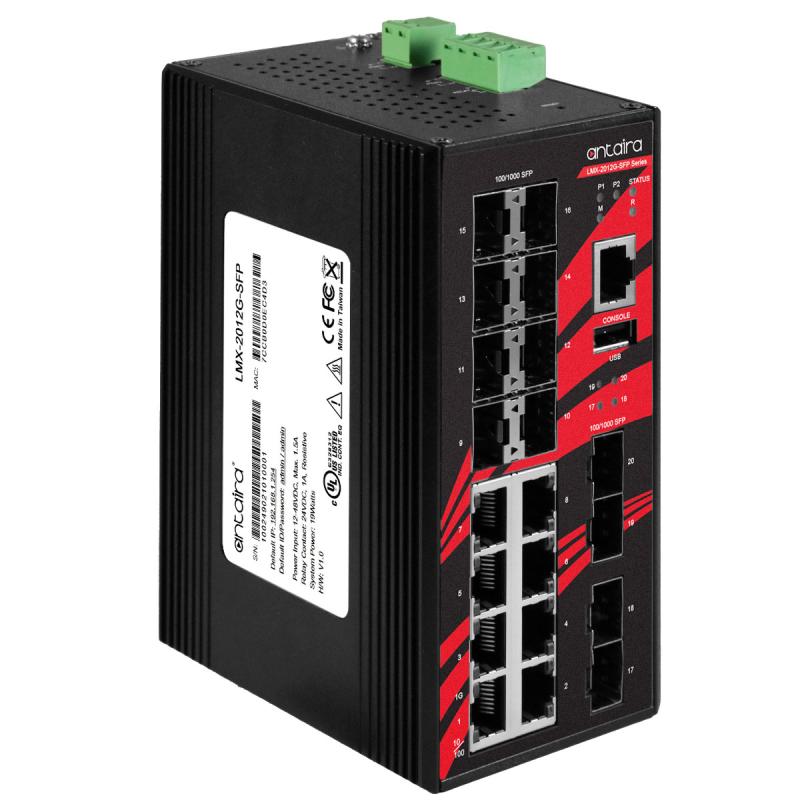 20-Port Managed Ind. Gigabit Switch