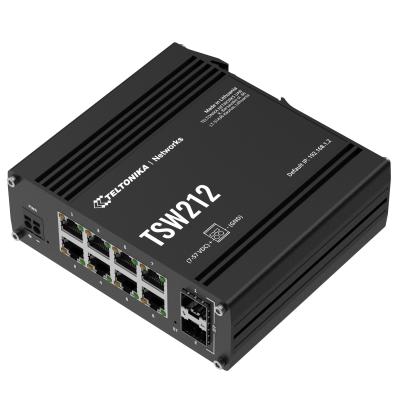 Teltonika TSW212 Managed Switch, ohne PSU, Profinet Class B Konformit&auml;t
