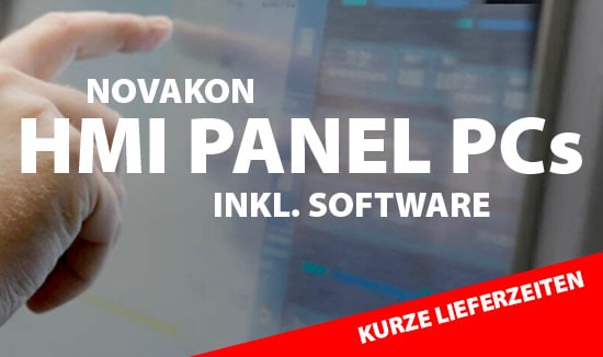 Günstige HMI Panel PCs inkl. Software und kurzen Lieferzeiten