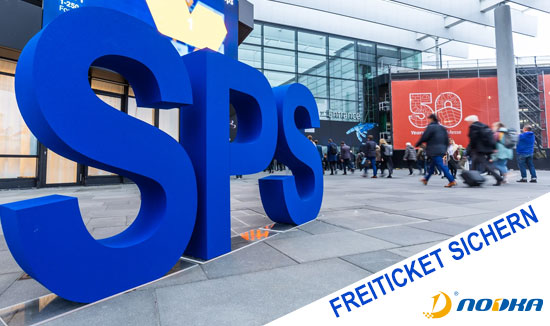 Besuchen Sie unseren Partner Nodka auf der SPS Messe und sichern Sie sich ein Freiticket