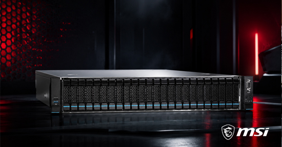2HE MSI Server für Dual AMD EPYC 9000 mit bis zu 400 W pro CPU