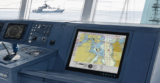 19-Zoll-Panel-PCs für maritime Bedien- und Kontrollsysteme